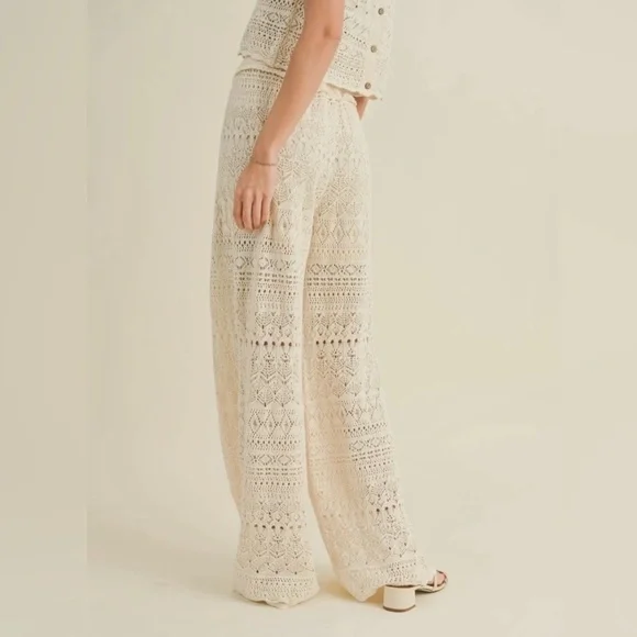 900. NEW The Laguna Beach Crochet Pants - Picture 2 of 4